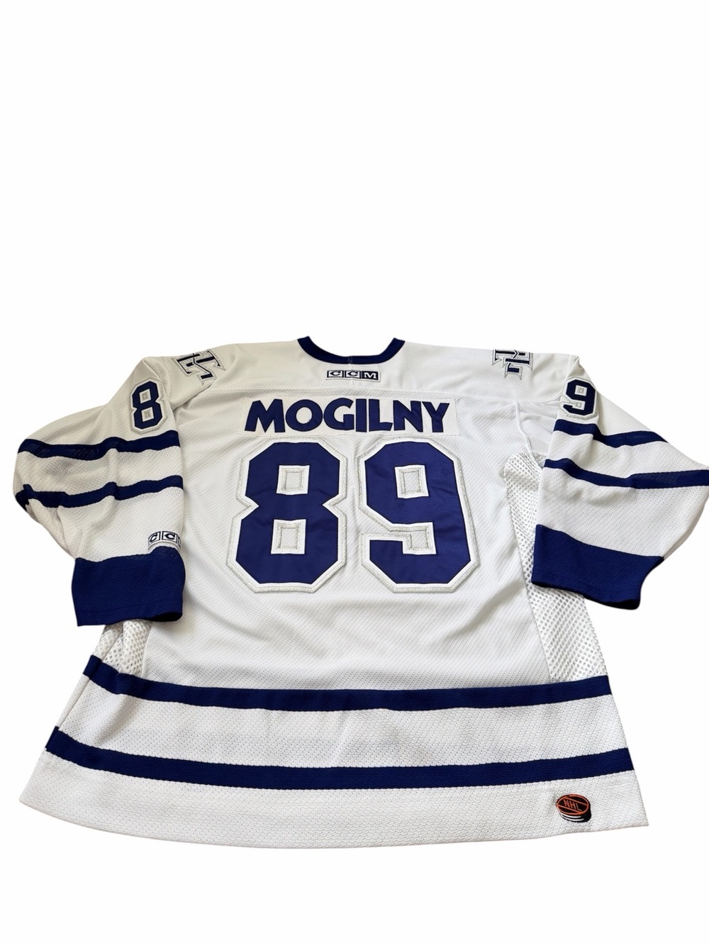 Vintage CCM Official TORONTO MAPLE LEAFS MOGILNY #89 Hockey Jersey Size XL